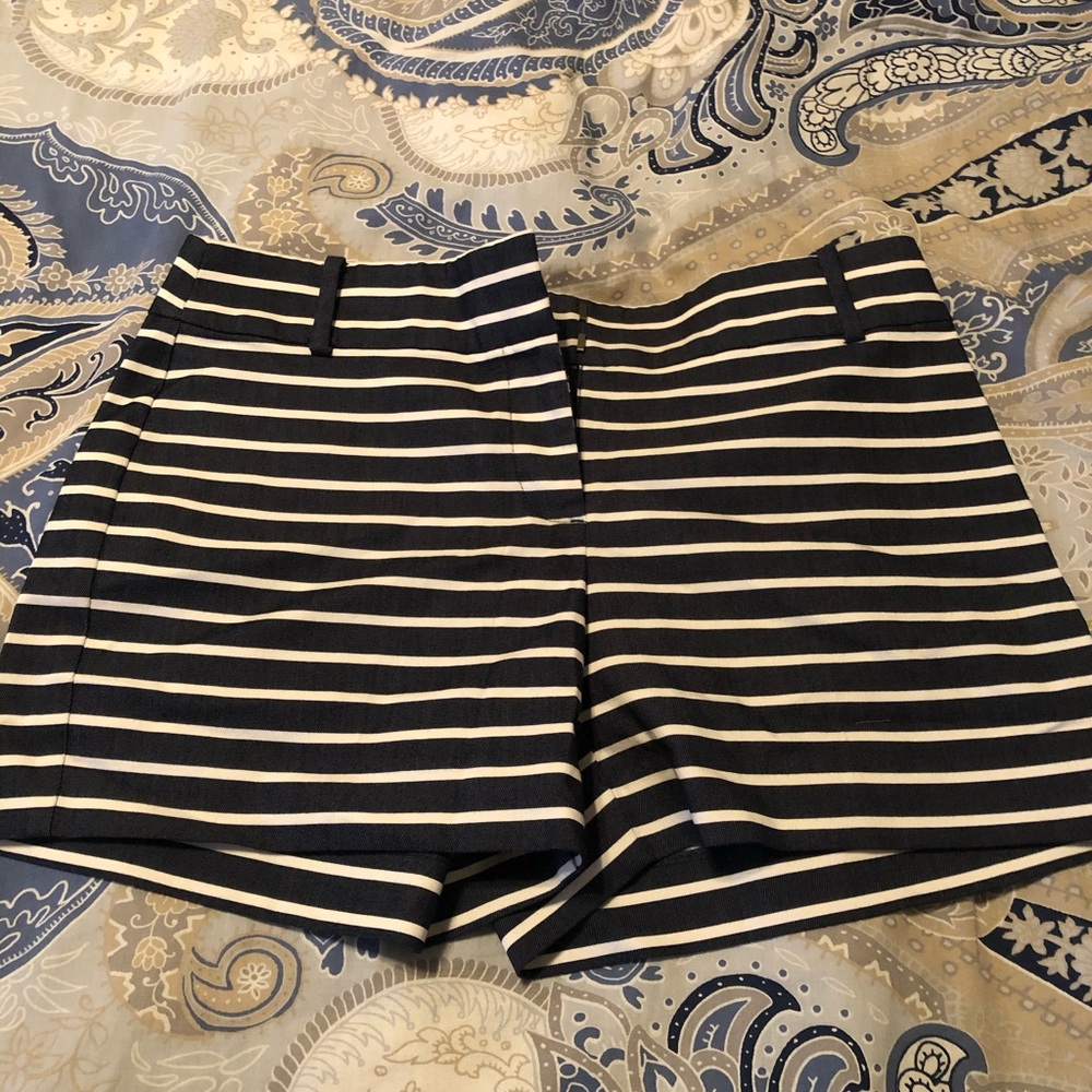 Loft- Riviera Stripe 4” shorts. Worn once